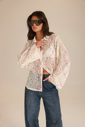 חולצת ליאנה מכופתרת