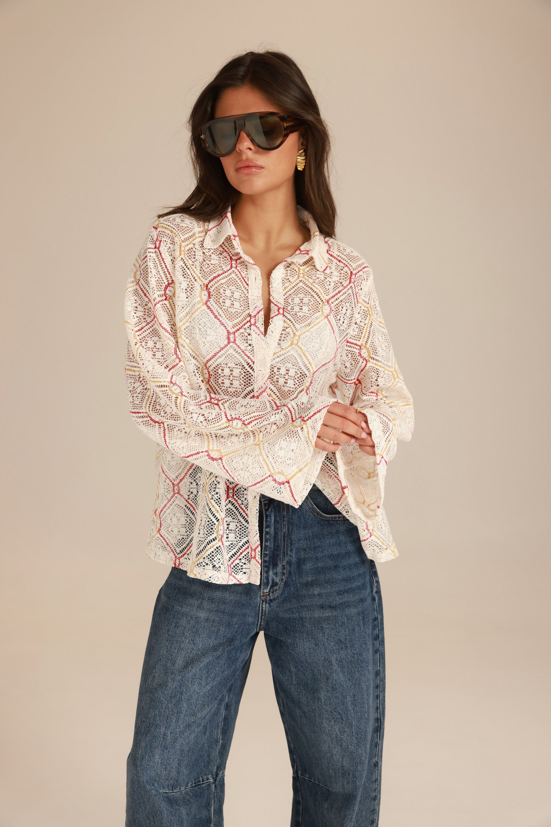 חולצת ליאנה מכופתרת