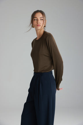 חולצת ביילין חומה