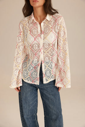 חולצת ליאנה מכופתרת