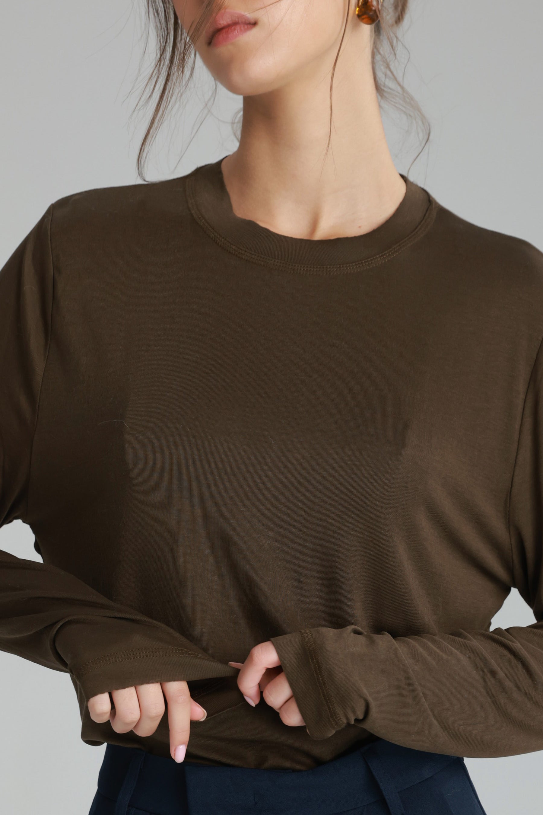 חולצת ביילין חומה