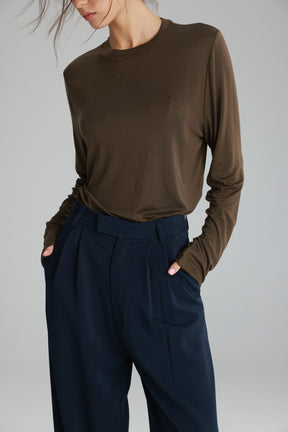 חולצת ביילין חומה