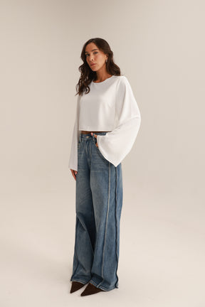 חולצת מלני לבנה