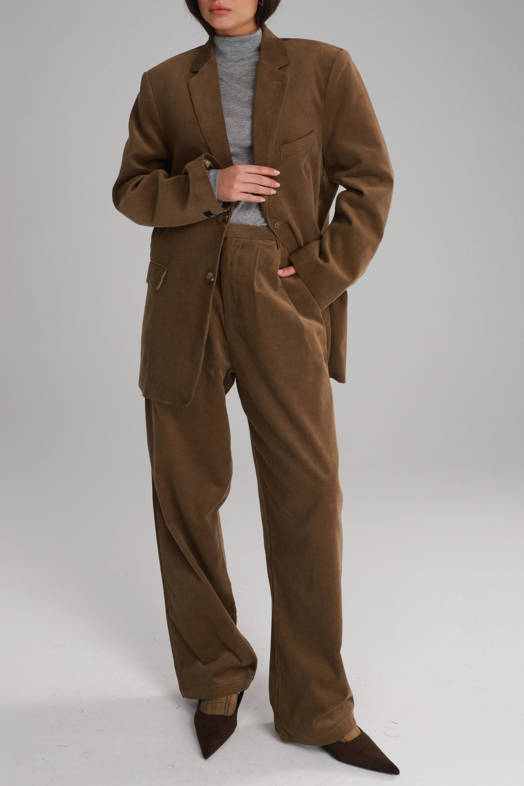 מכנסי מון קורדרוי חאקי