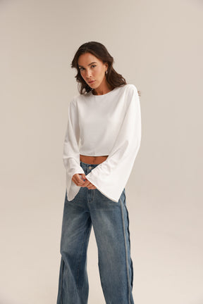 חולצת מלני לבנה