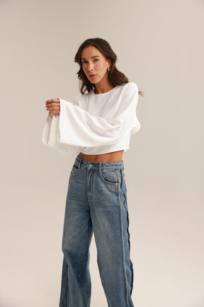 חולצת מלני לבנה