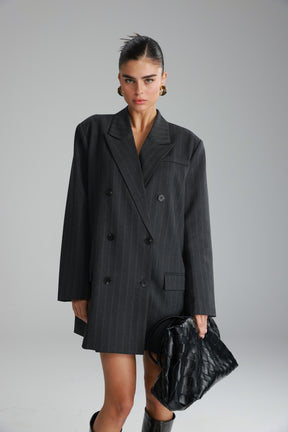 שמלת דיאנה אפור כהה