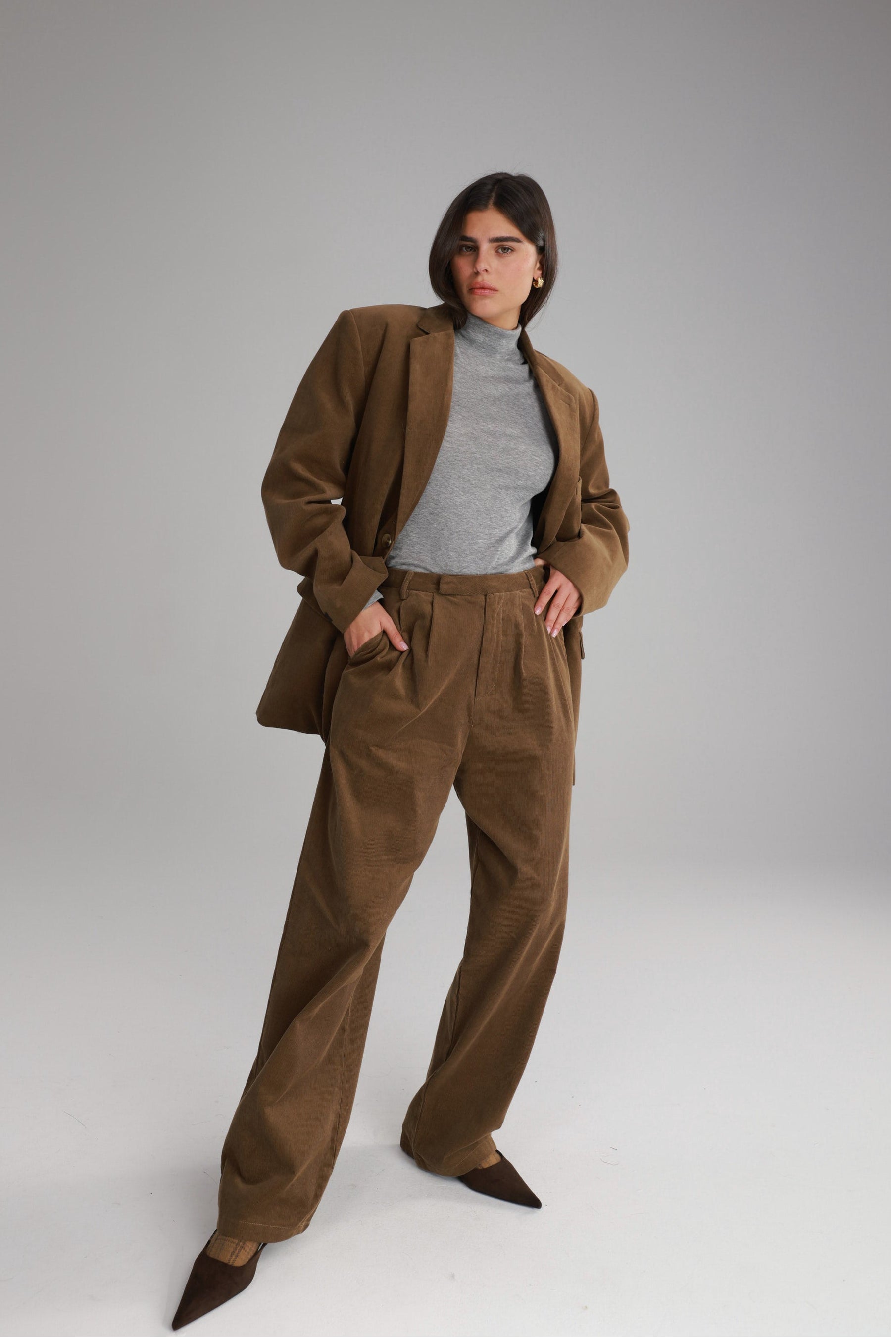 מכנסי מון קורדרוי חאקי