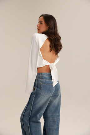 חולצת מלני לבנה