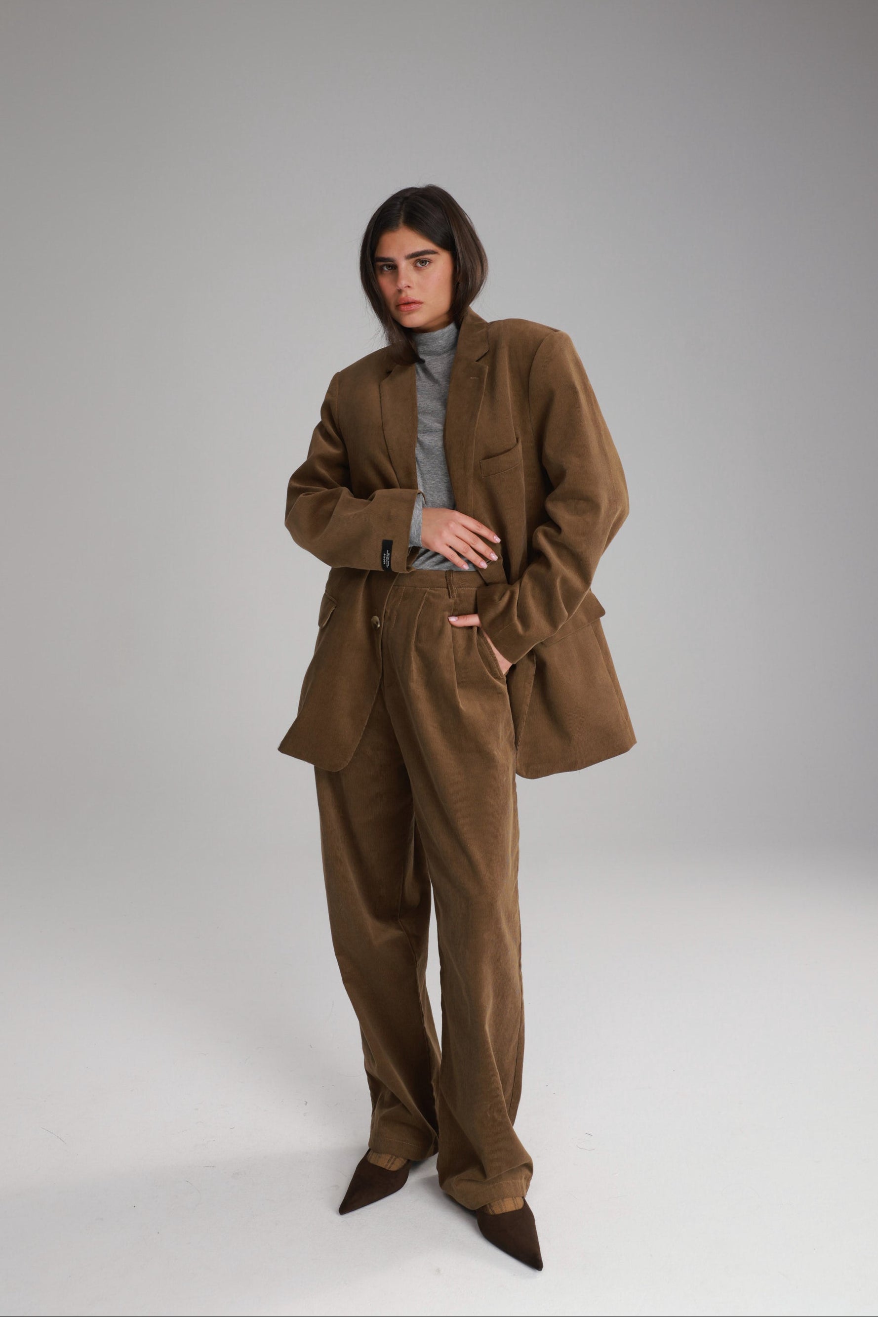 מכנסי מון קורדרוי חאקי