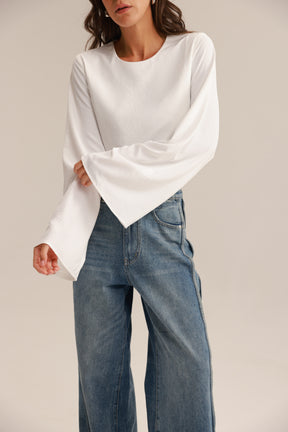 חולצת מלני לבנה