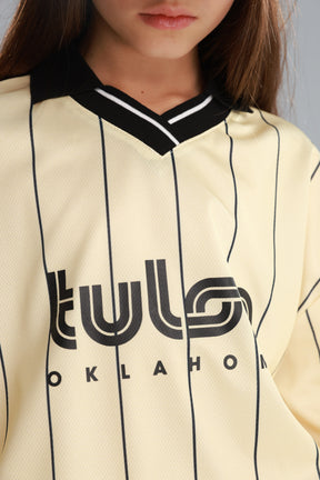 חולצת דאני צהוב חמאה