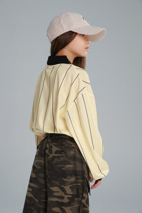 חולצת דאני צהוב חמאה