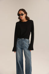 חולצת שיה שחורה