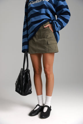 חצאית אליטה חאקי