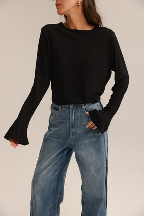 חולצת שיה שחורה