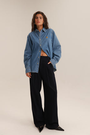 חולצת ג'ינס דיקסי כחולה