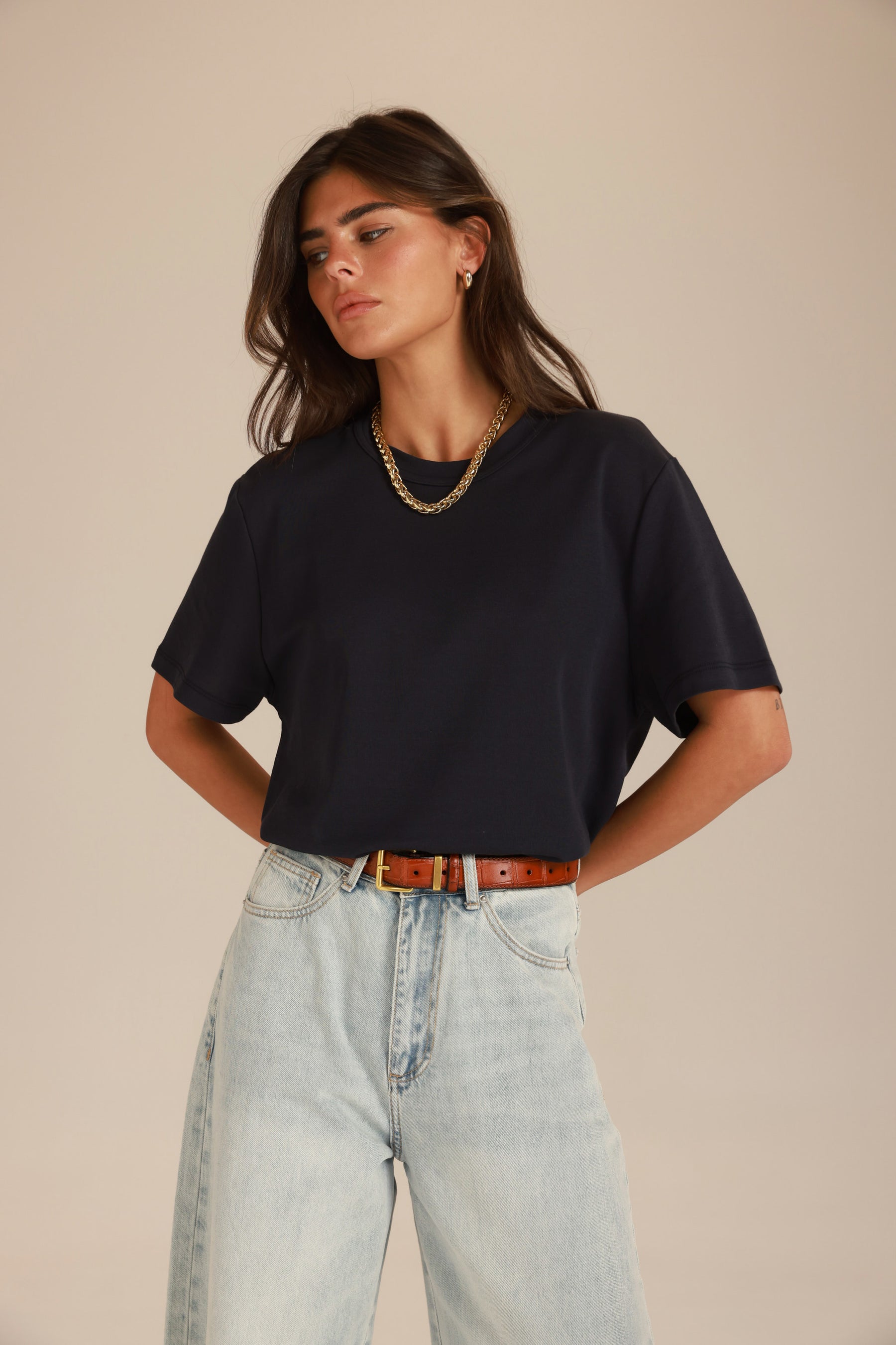 חולצת דקוטה נייבי