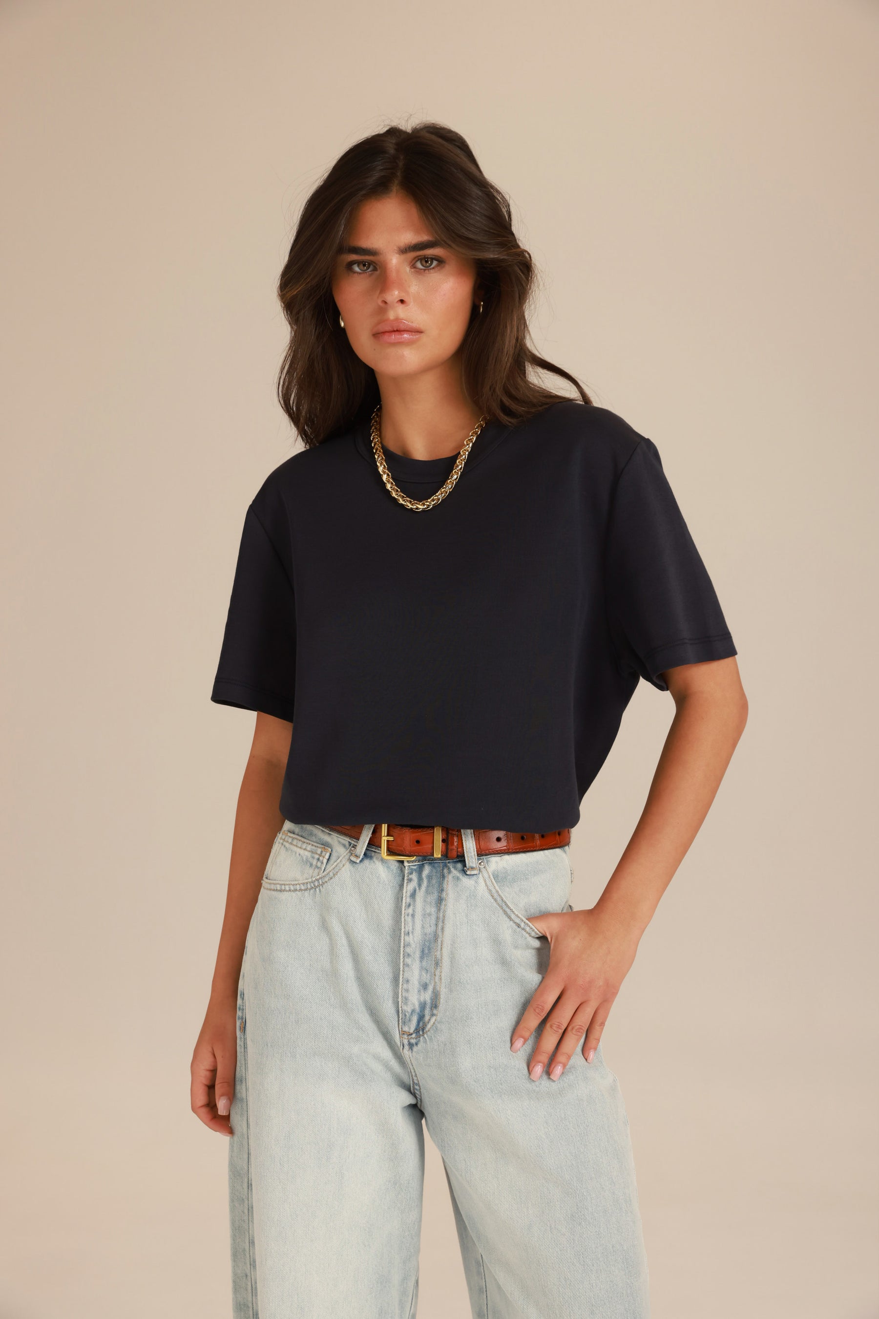 חולצת דקוטה נייבי