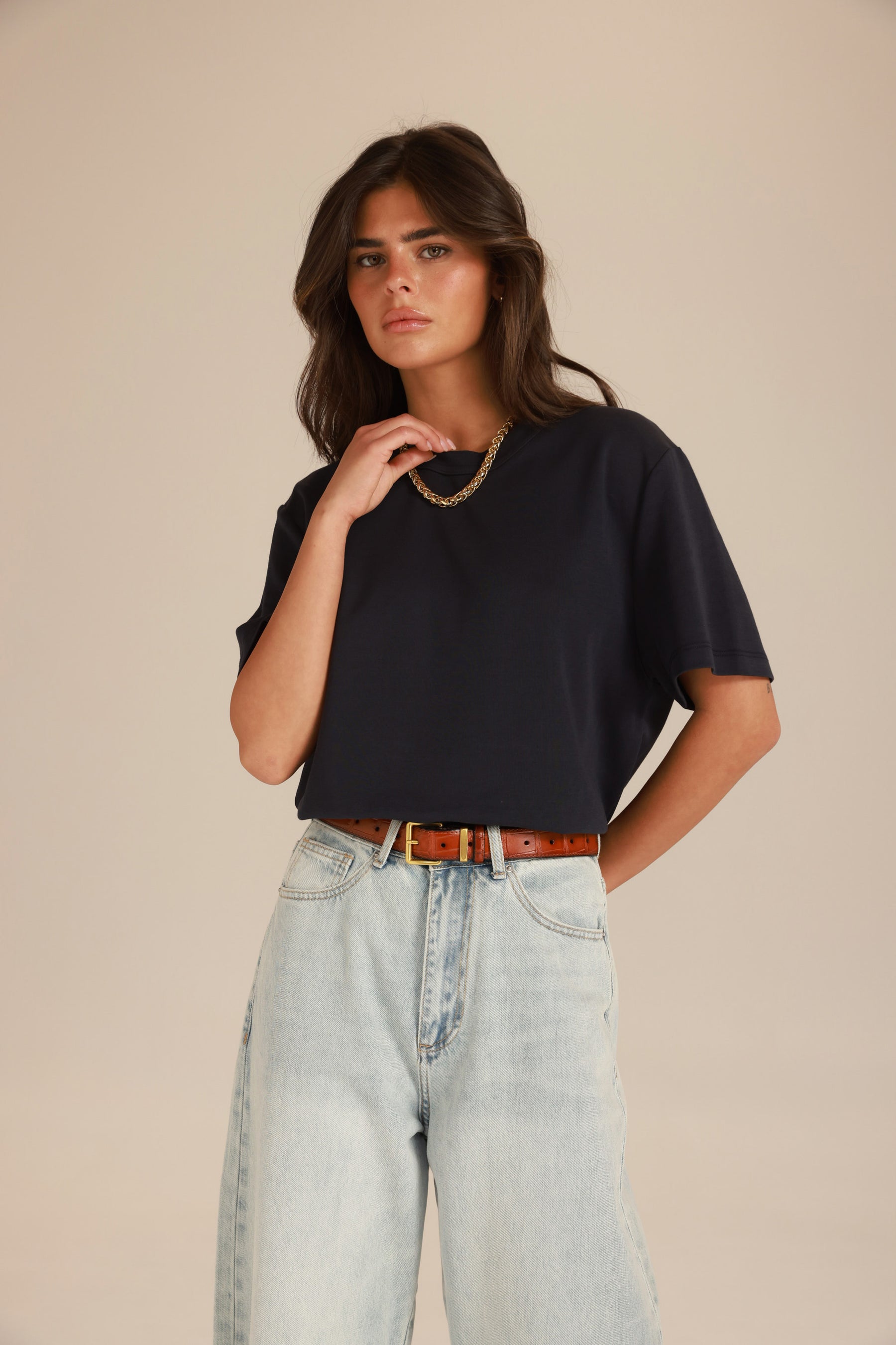 חולצת דקוטה נייבי