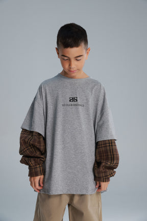 חולצת מדלן אפורה