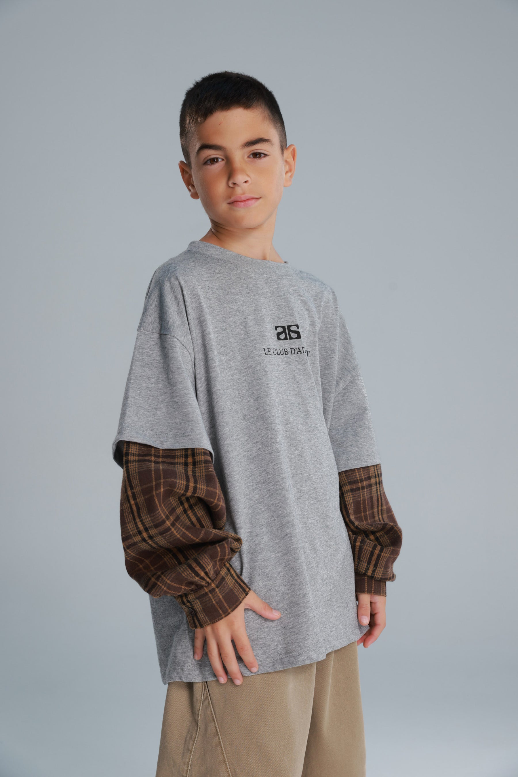 חולצת מדלן אפורה