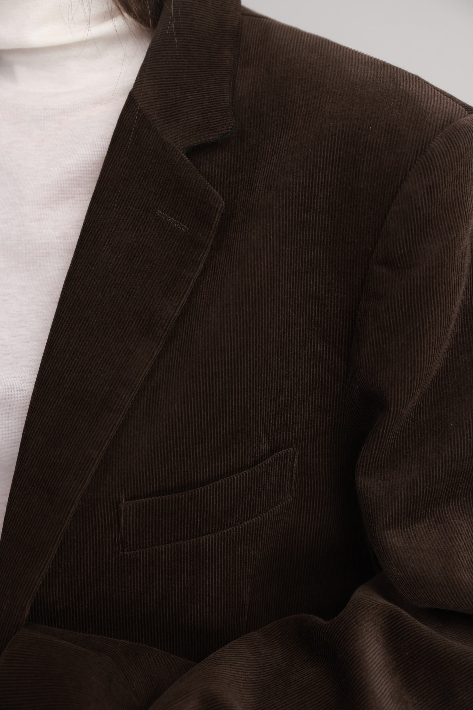 בלייזר מון קורדרוי חום כהה