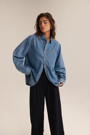 חולצת ג'ינס דיקסי כחולה