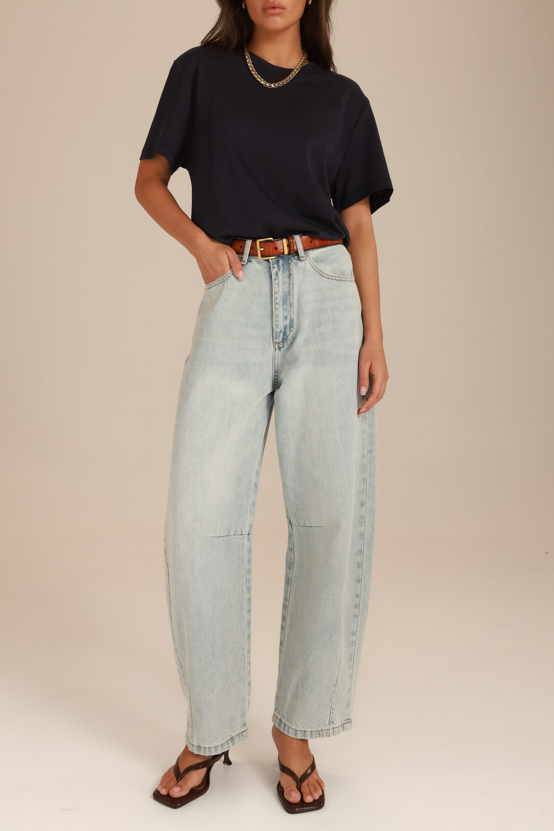 ג'ינס צ'ארלי כחול בהיר