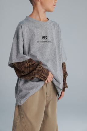 חולצת מדלן אפורה