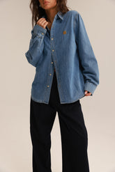 חולצת ג'ינס דיקסי כחולה