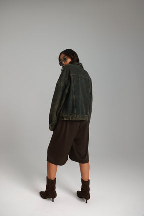 מכנסי מרלן חום כהה