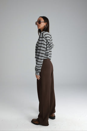 מכנסי דייזי חום כהה