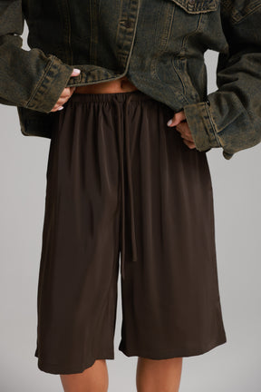 מכנסי מרלן חום כהה