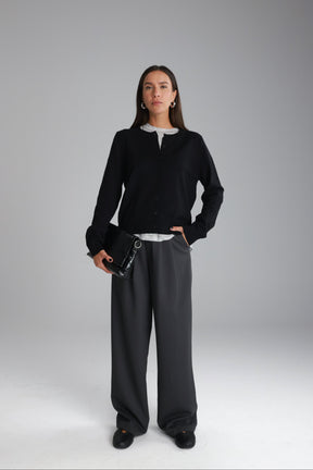 מכנסי דייזי אפור כהה