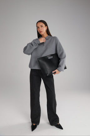 תיק אוליבר שחור גדול