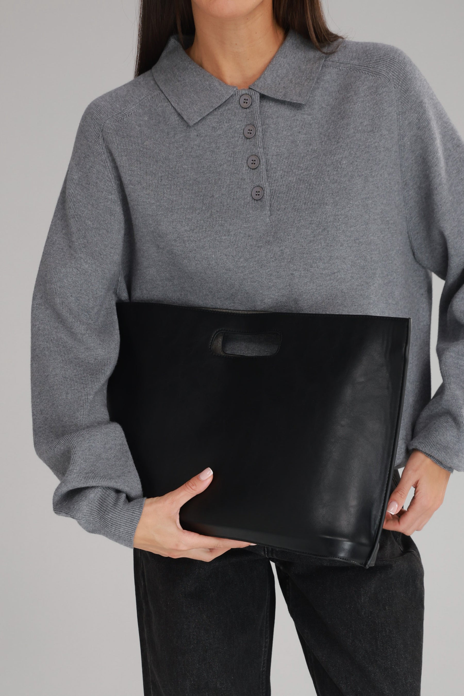 תיק אוליבר שחור גדול