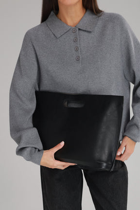 תיק אוליבר שחור גדול