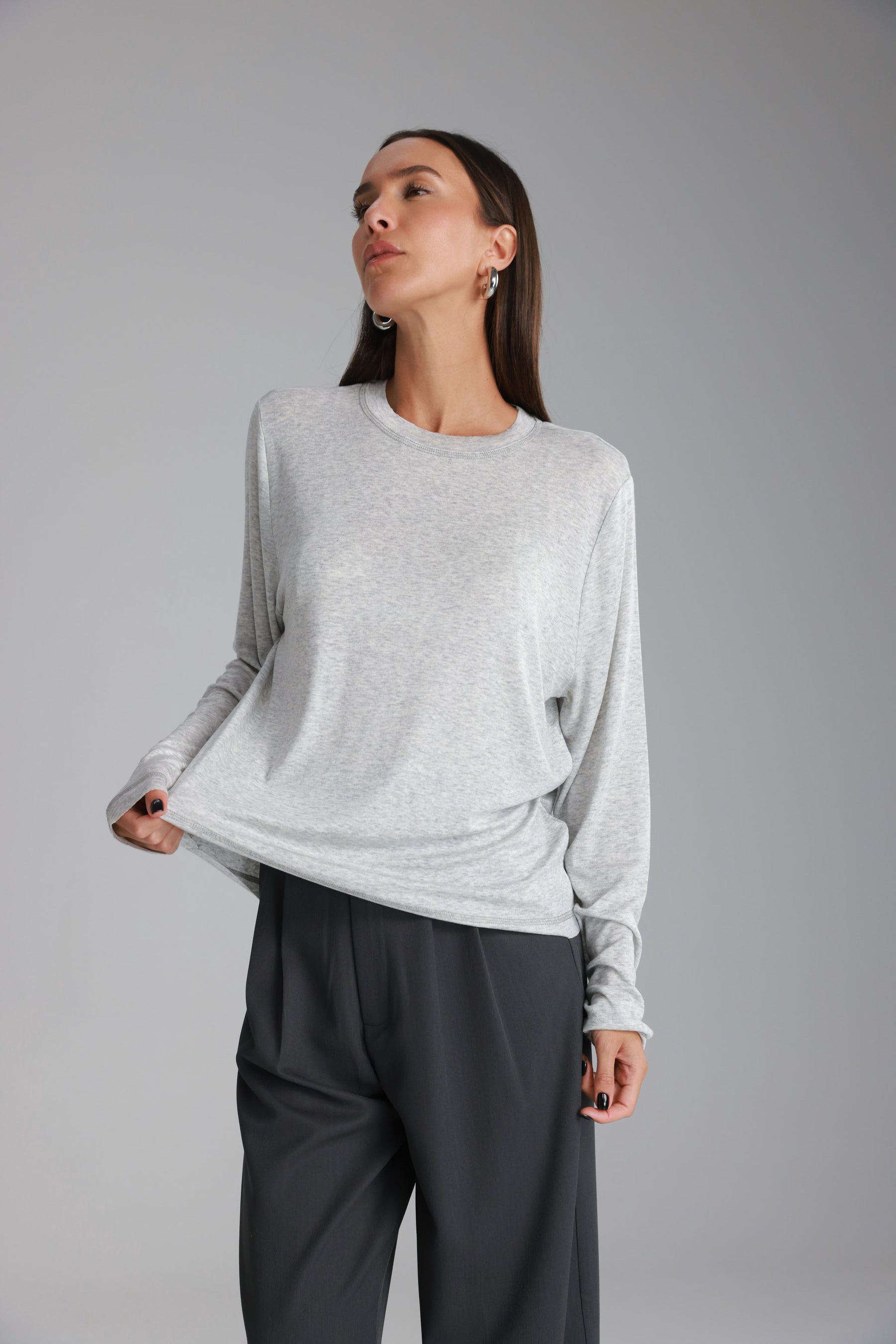 חולצת ביילין אפורה