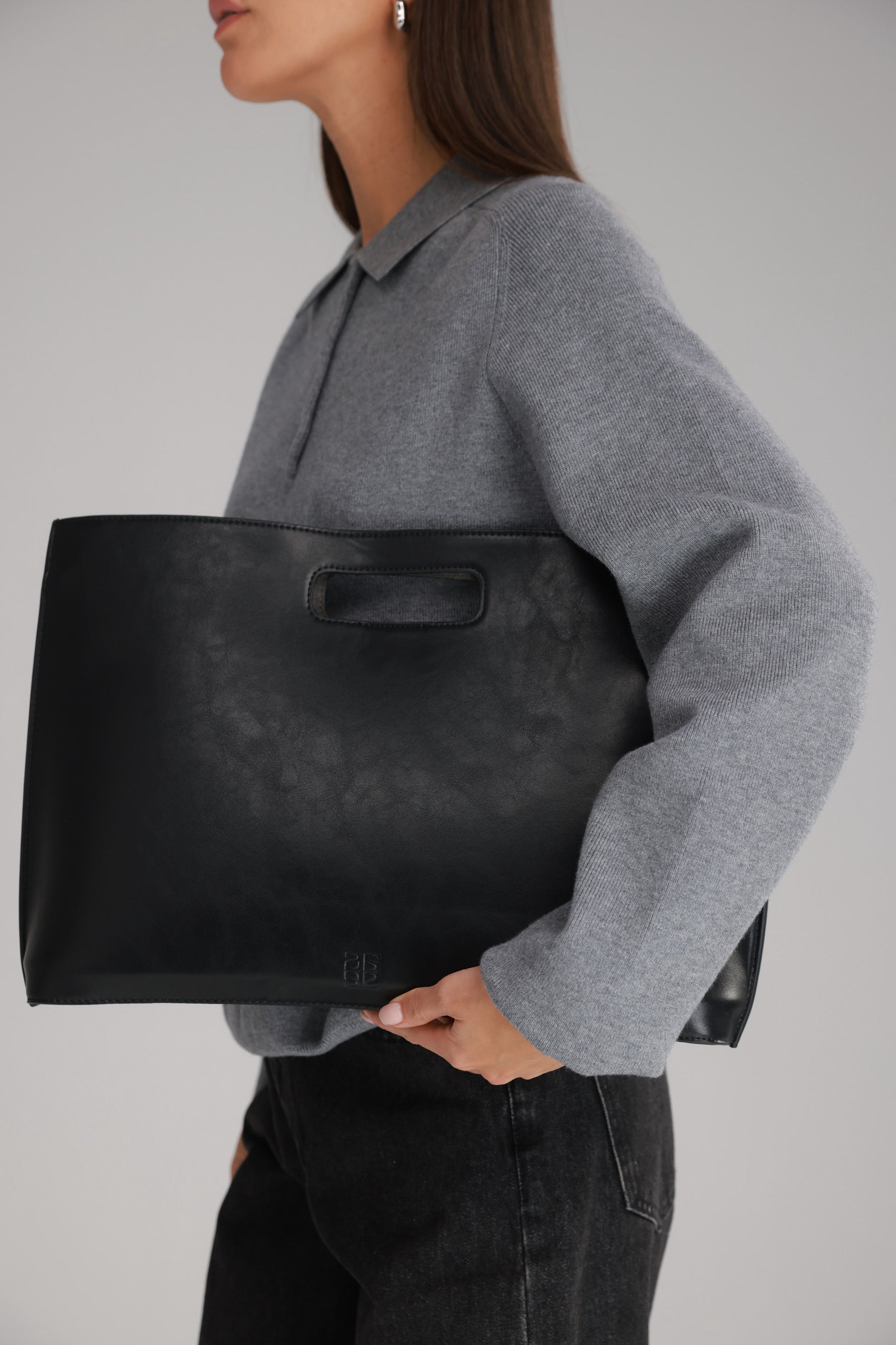 תיק אוליבר שחור גדול