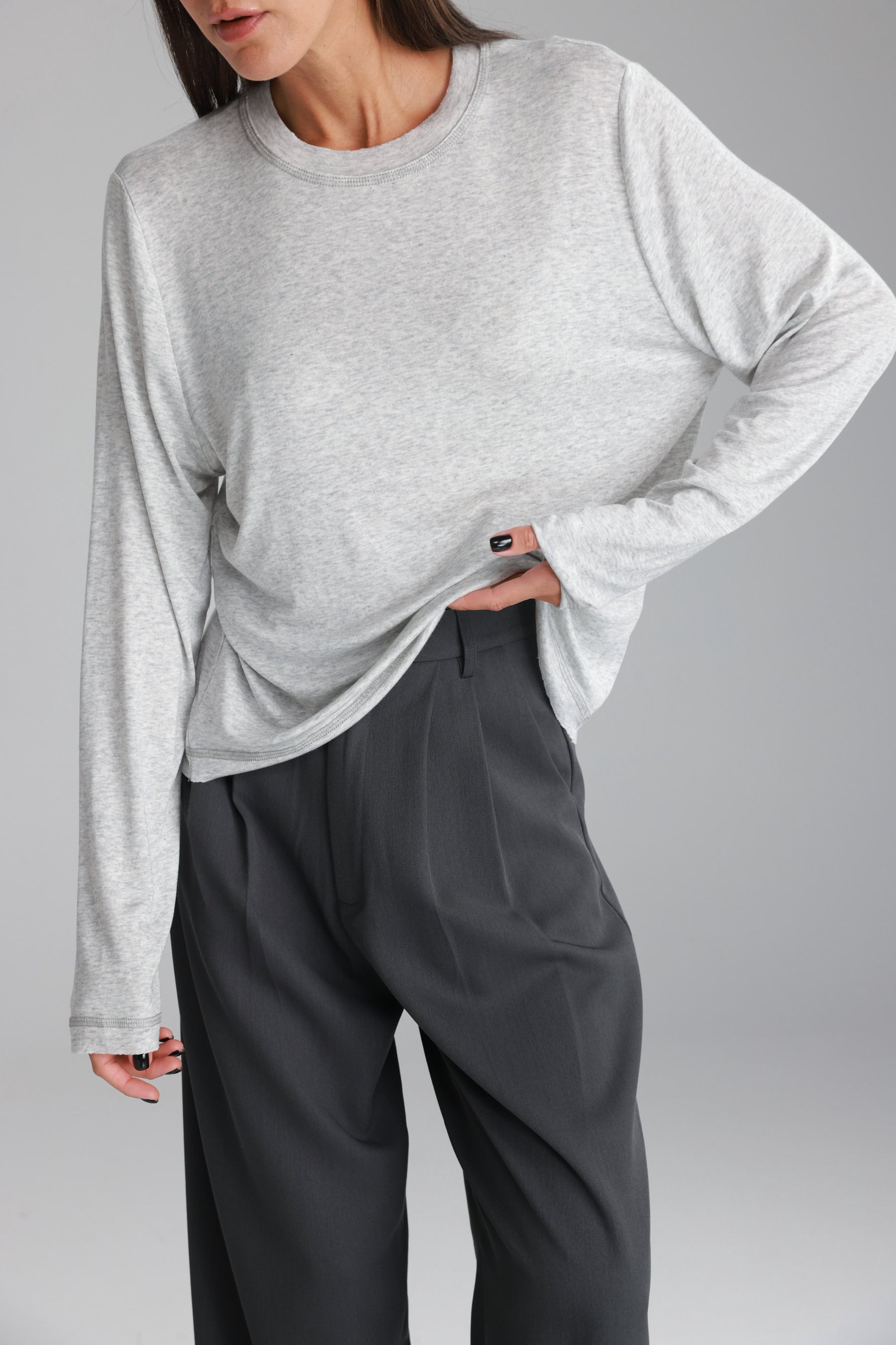 חולצת ביילין אפורה