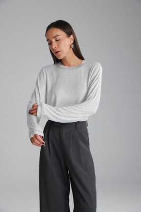 חולצת ביילין אפורה