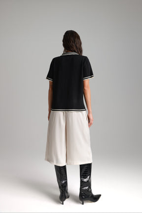 מכנסי מרלן שמנת