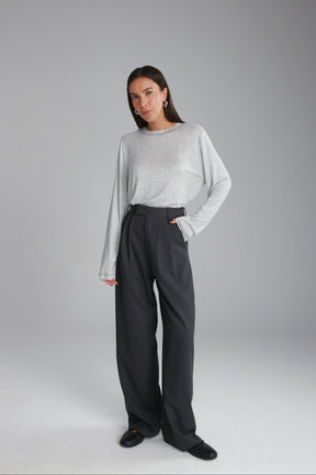 מכנסי דייזי אפור כהה