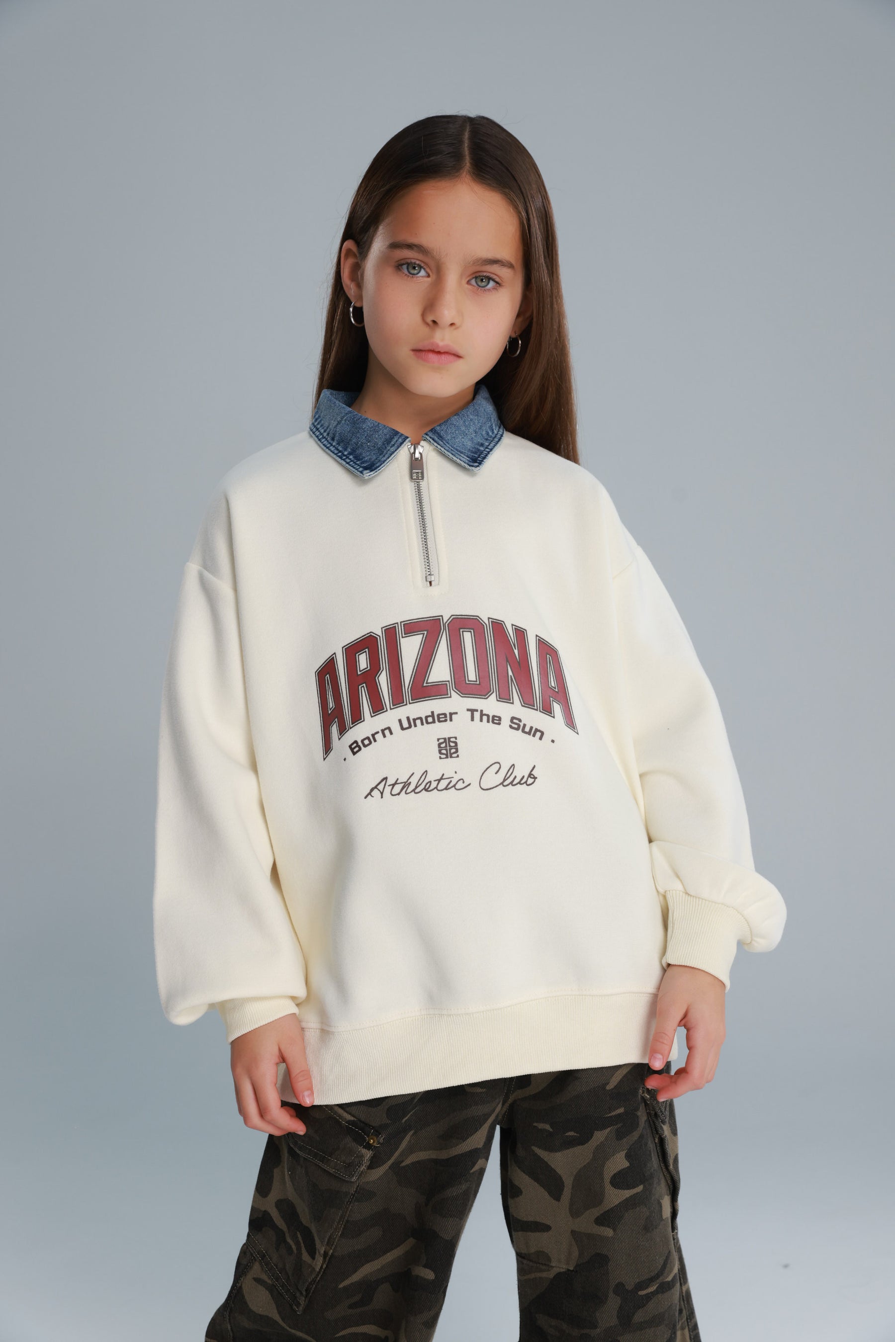 סוויטשירט דורי שמנת