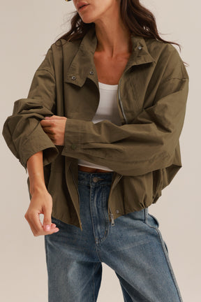 ג'קט בומבר פטריק חאקי