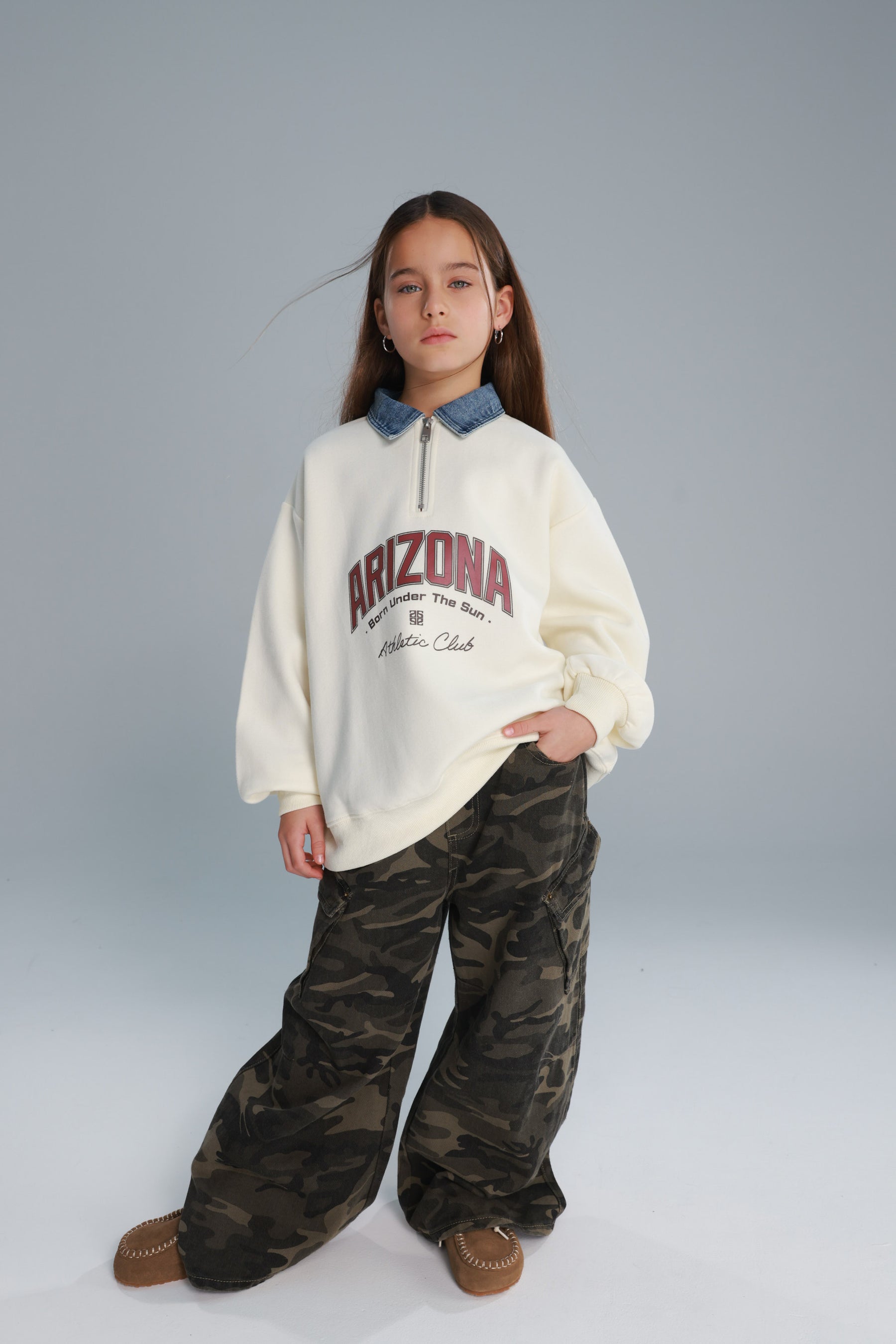 סוויטשירט דורי שמנת