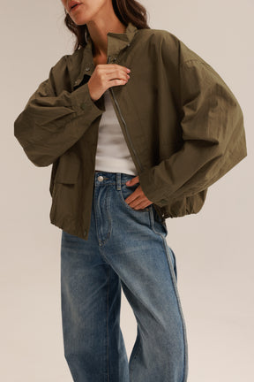 ג'קט בומבר פטריק חאקי