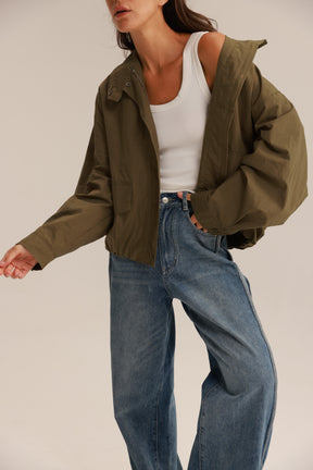 ג'קט בומבר פטריק חאקי