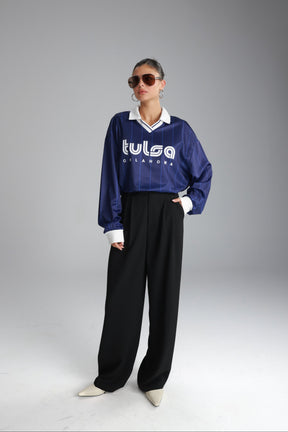 חולצת פיבי נייבי/כחול